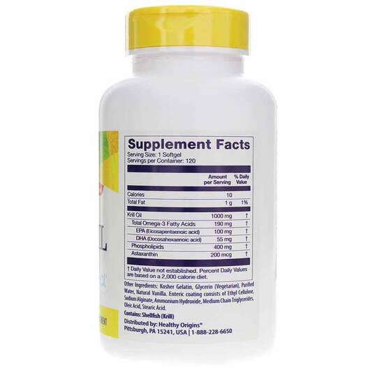 Krill Oil 1, Healthy Origins